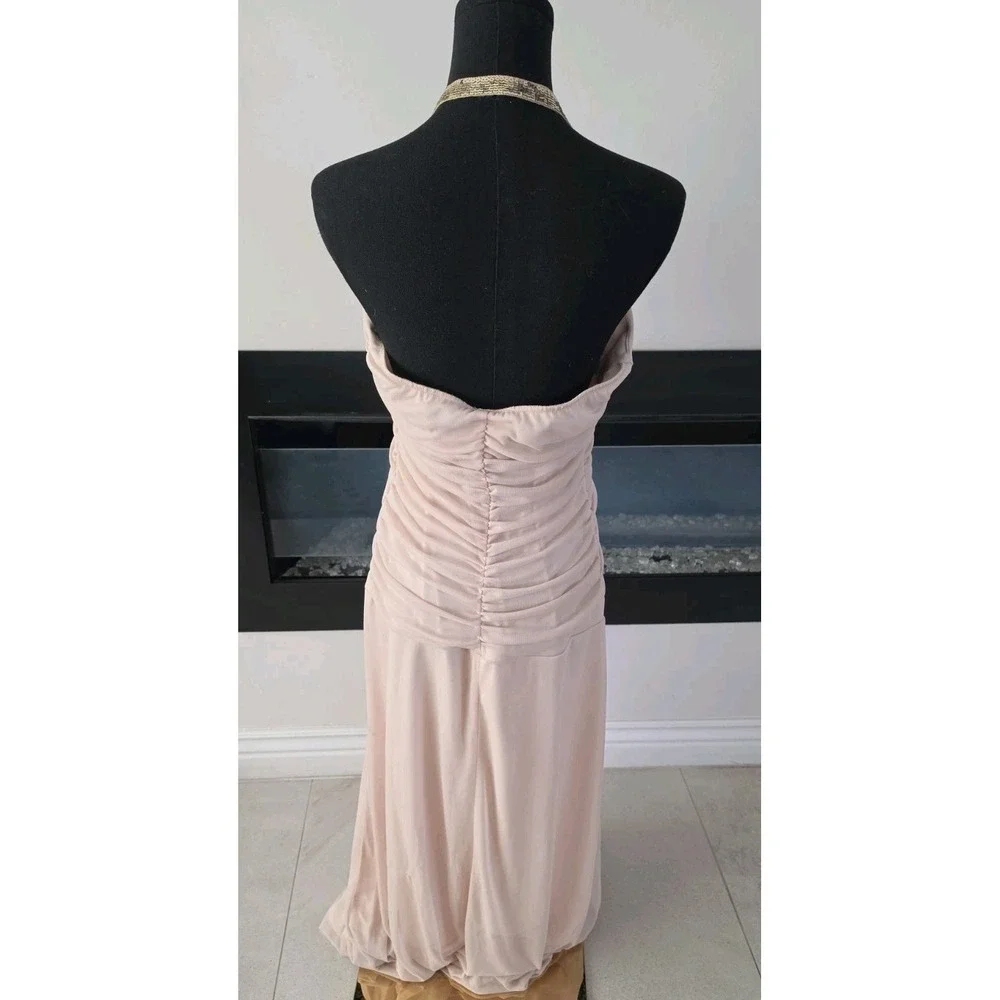 Studio 1940 Y2K Hollywood Glamour  Ruched Halter Formal Evening Whimsigoth SZ 16
